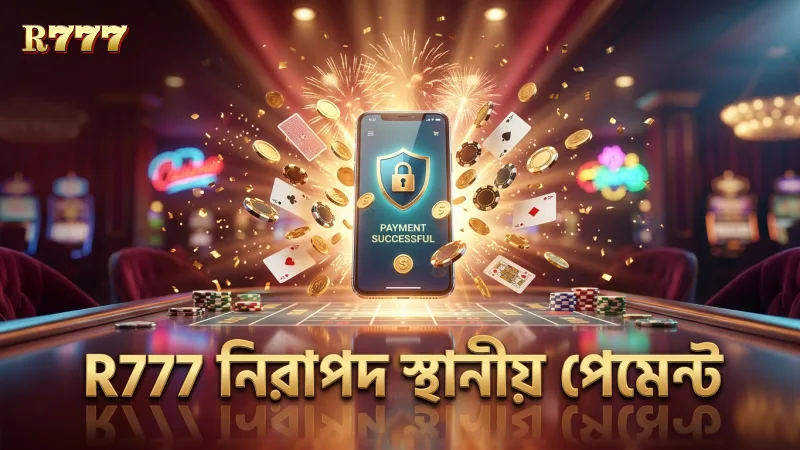 R777 এর নিরাপদ পেমেন্ট সিস্টেমে স্থানীয় লেনদেন সহজ ও দ্রুত