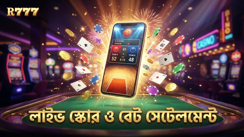 লাইভ কোয়ার্টার স্কোর ট্র্যাকিং ও দ্রুত বেট সেটেলমেন্ট।