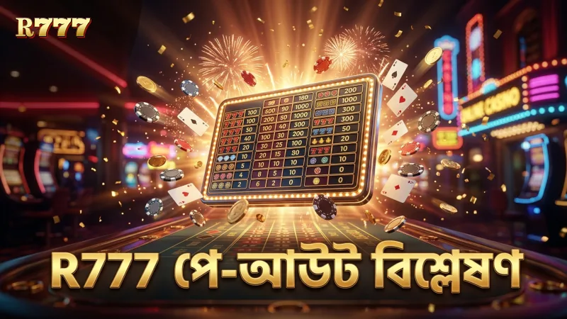 R777-এর পে-আউট টেবিল দেখে বেট কৌশল উন্নত করুন