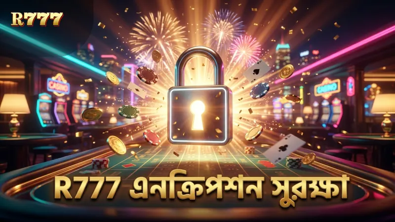 R777 প্ল্যাটফর্মে ভেরিফাইড এনক্রিপশন সিস্টেম ব্যবহার।