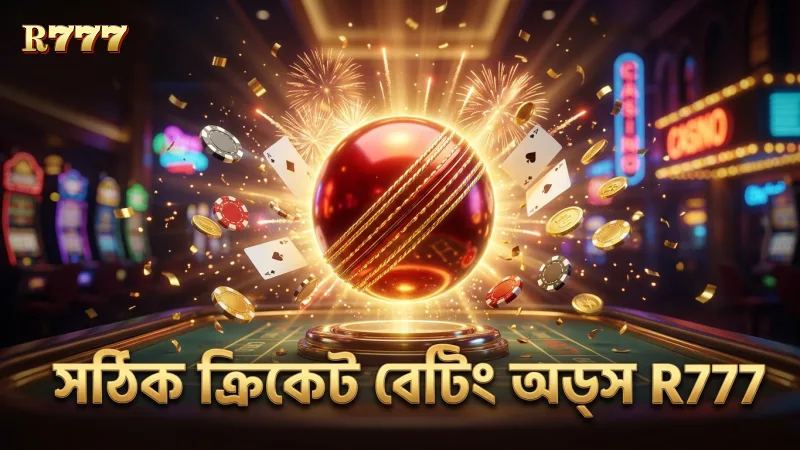 ক্রিকেট বেটিং অডসের সঠিক ব্যাখ্যা বুঝে কৌশল সাজান R777 দিয়ে
