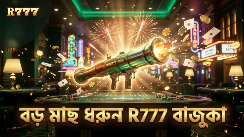 R777-এ বাজুকা ক্যানন দিয়ে বড় মাছ ধরার কৌশল