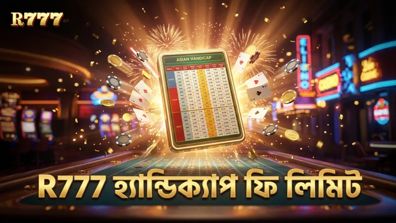 R777-এ হ্যান্ডিক্যাপ বেটিংয়ের ফি ও লিমিট স্পষ্ট।