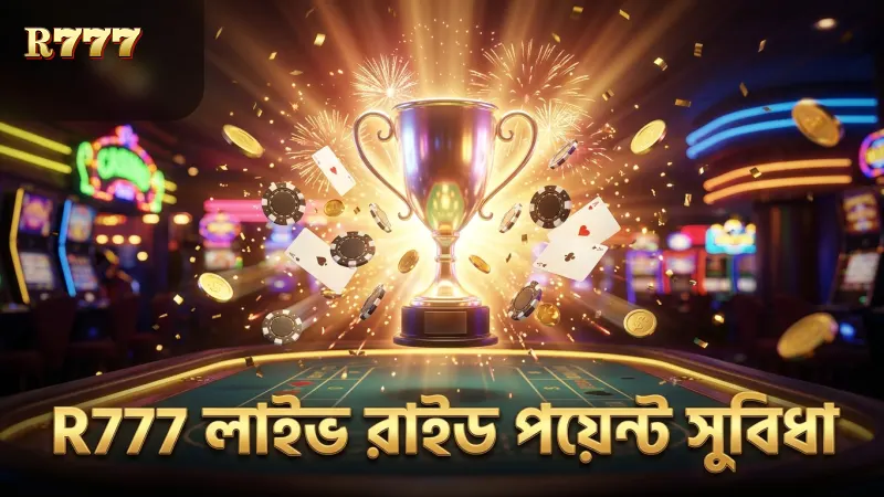 R777 এর লাইভ রাইড পয়েন্ট অডস বেটিং সুবিধা বৃদ্ধি করে