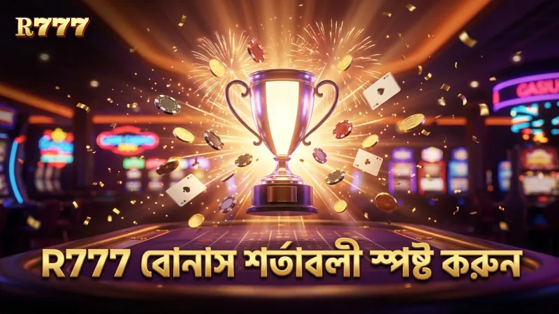 R777 বোনাসের শর্তাবলী বুঝে সঠিক ব্যবহার নিশ্চিত করুন