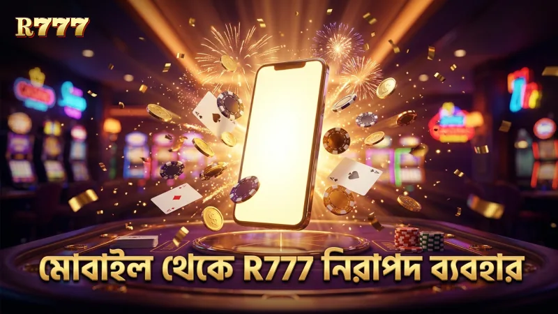 মোবাইল থেকে R777 প্রমোশন নিরাপদে উপভোগ করুন