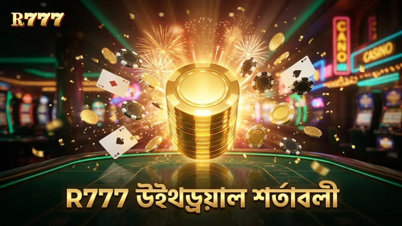 R777 উইথড্রয়াল প্রক্রিয়ায় প্রয়োজনীয় পদ্ধতি ও শর্তাবলী