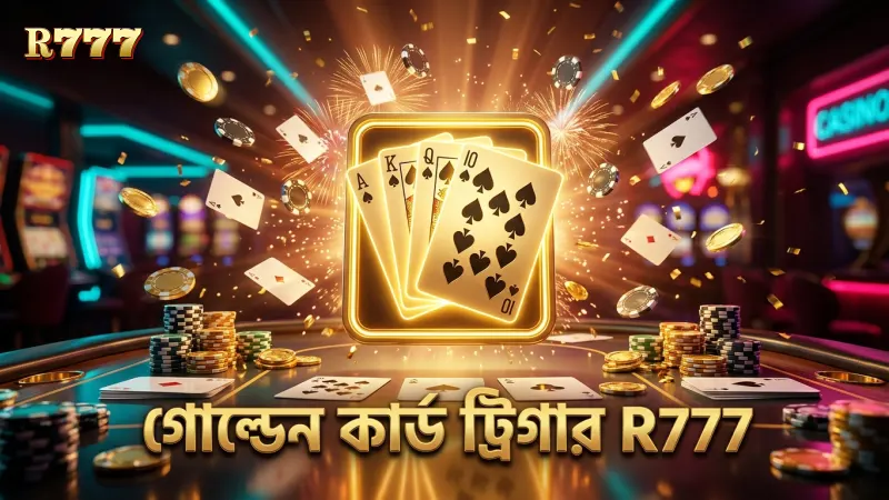 গোল্ডেন কার্ড ট্রিগার R777-এ সঠিক নিয়মে কাজ করে