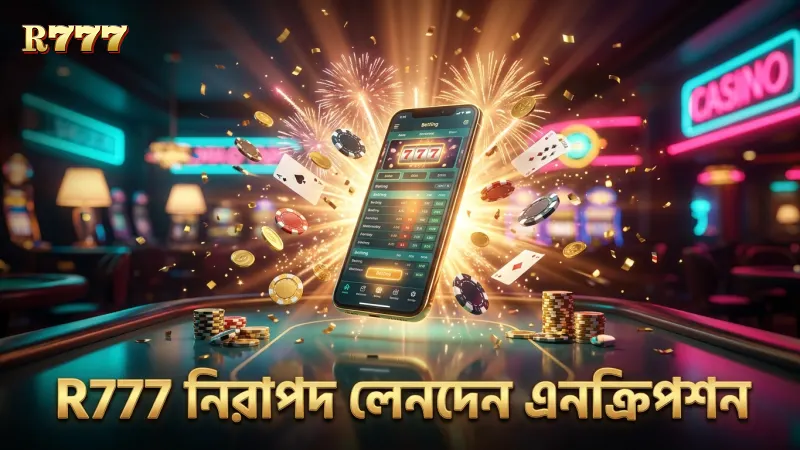 নিরাপদ লেনদেন ও এনক্রিপশন ব্যবস্থায় R777 খেলোয়াড়দের সুরক্ষা।